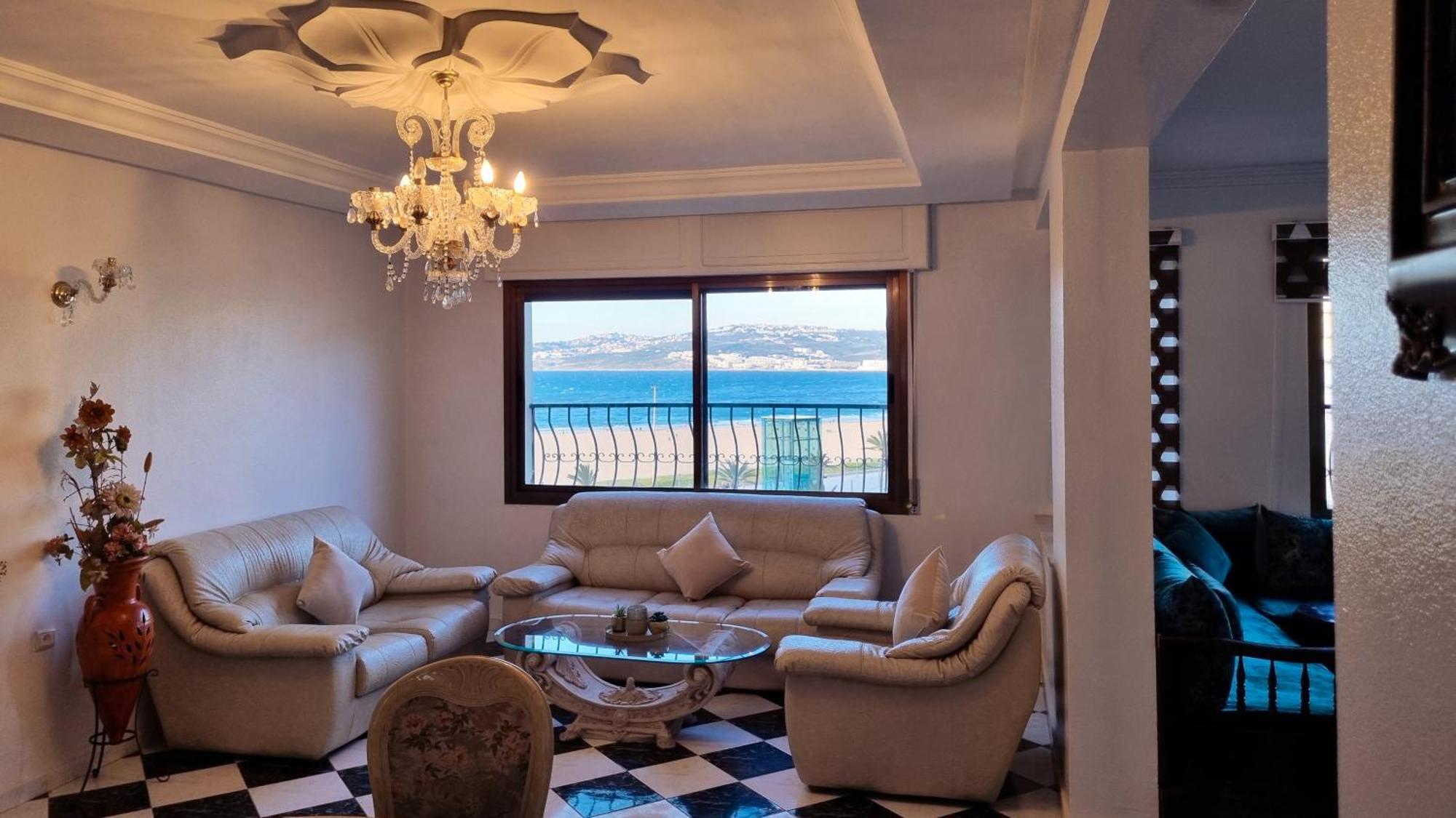 Luxury Sea And Marina View Apartment Tanger Eksteriør bilde